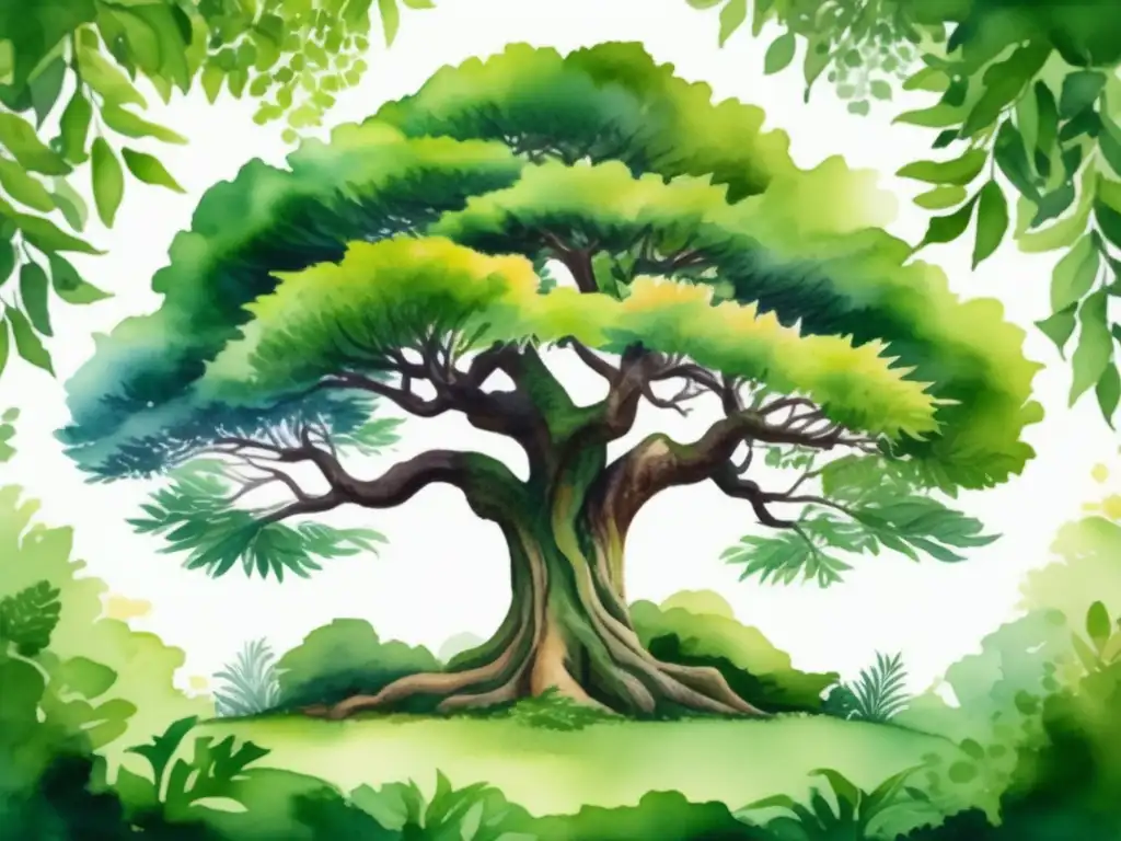 Árbol del Pan en África: Majestuoso, verde y vibrante, con frutas doradas