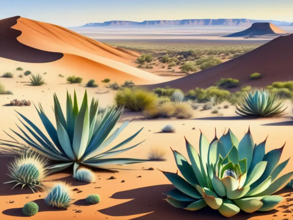 Adaptaciones únicas plantas desierto australianas - Agua, colores y adaptaciones de plantas en el vasto paisaje desértico australiano