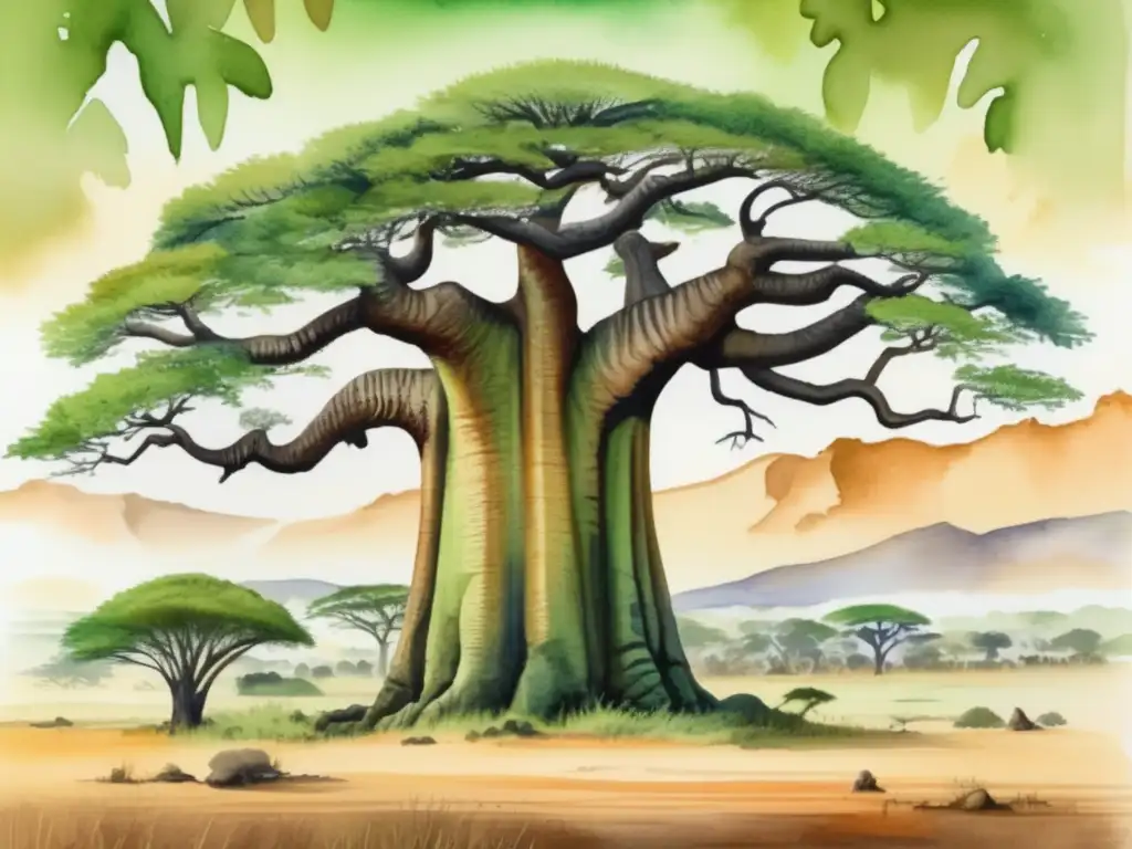 Árbol Baobab africano: Beneficios medicinales y belleza de la naturaleza