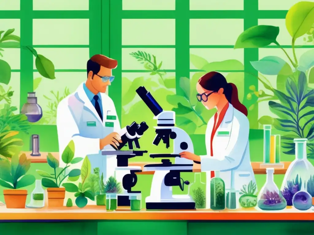 Beneficios del microscopio botánico en investigación de plantas