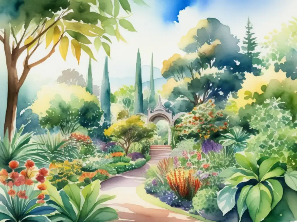 Jardín botánico: Plantas medicinales del mundo