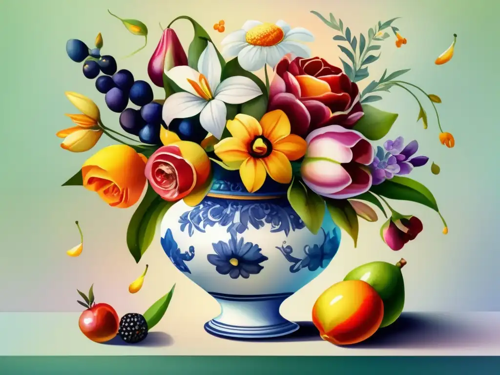 Importancia histórica de las flores y frutas en la pintura -