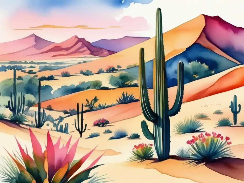 Cactus de África: belleza y resistencia en el desierto