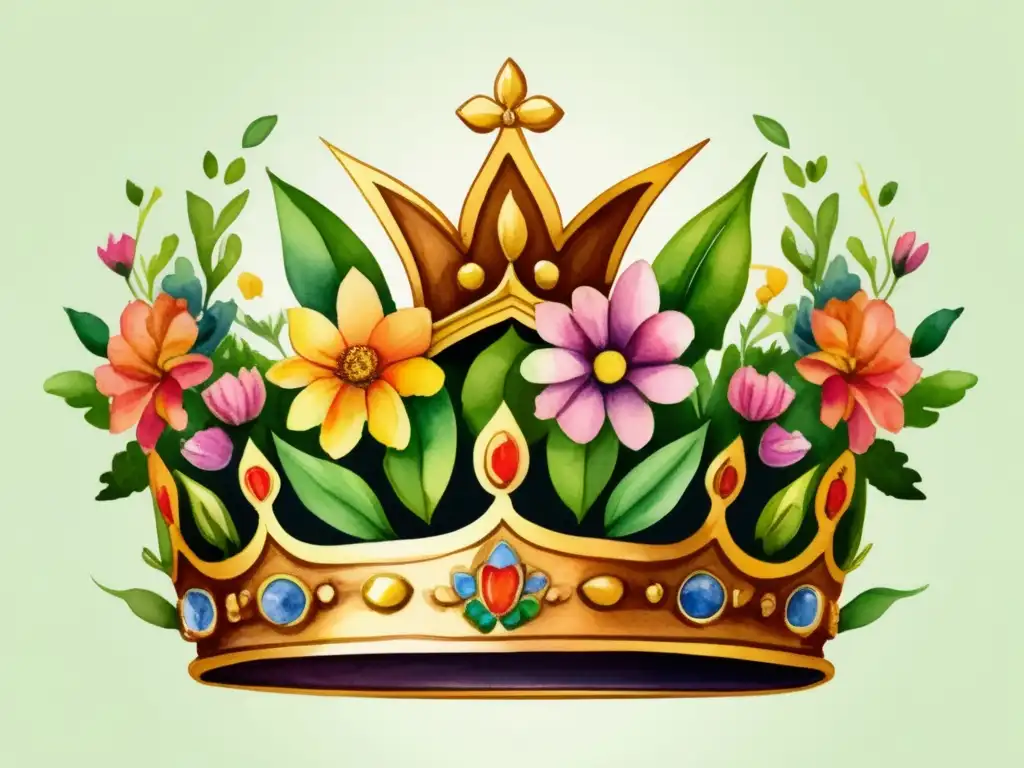 Corona floral simbolismo histórico en ceremonias de coronación