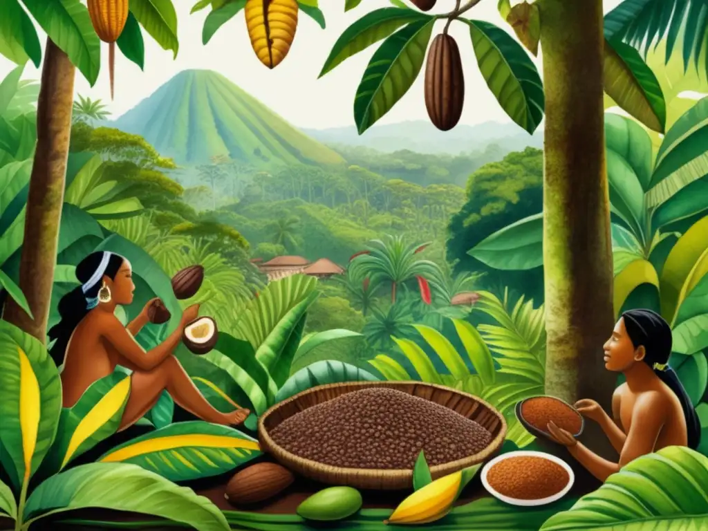 Historia y proceso del cacao en Mesoamérica: recolección y tradiciones ancestrales