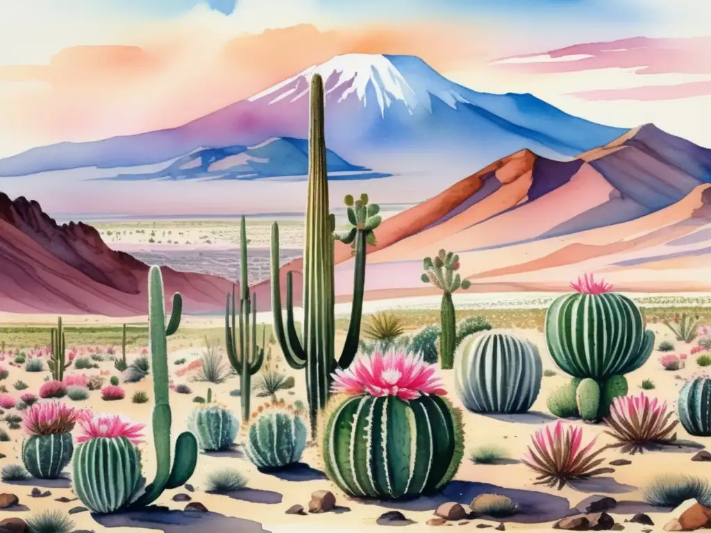 Flora del desierto de Atacama: Cactus, árboles y belleza única