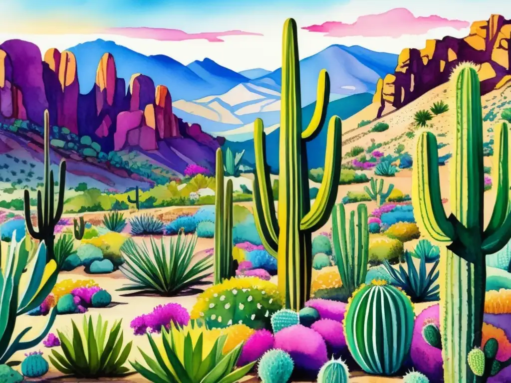 Paisaje desierto con cactus y suculentas: Usos medicinales de cactus y suculentas