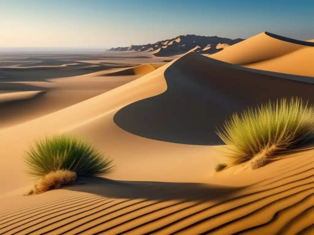 Imagen de paisaje desértico con planta comestible: Beneficios y usos en zonas áridas