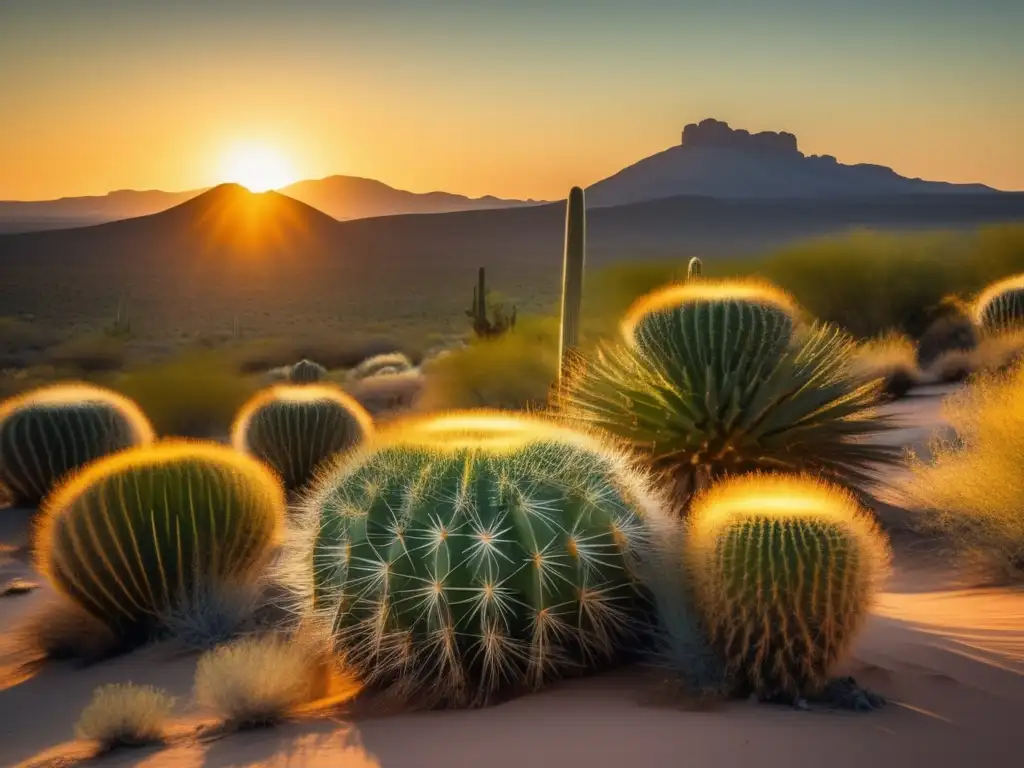 Plantas adaptadas al calor extremo en el Gran Desierto del Victoria - Paisaje expansivo capturado en una impresionante imagen 8k ultra detallada