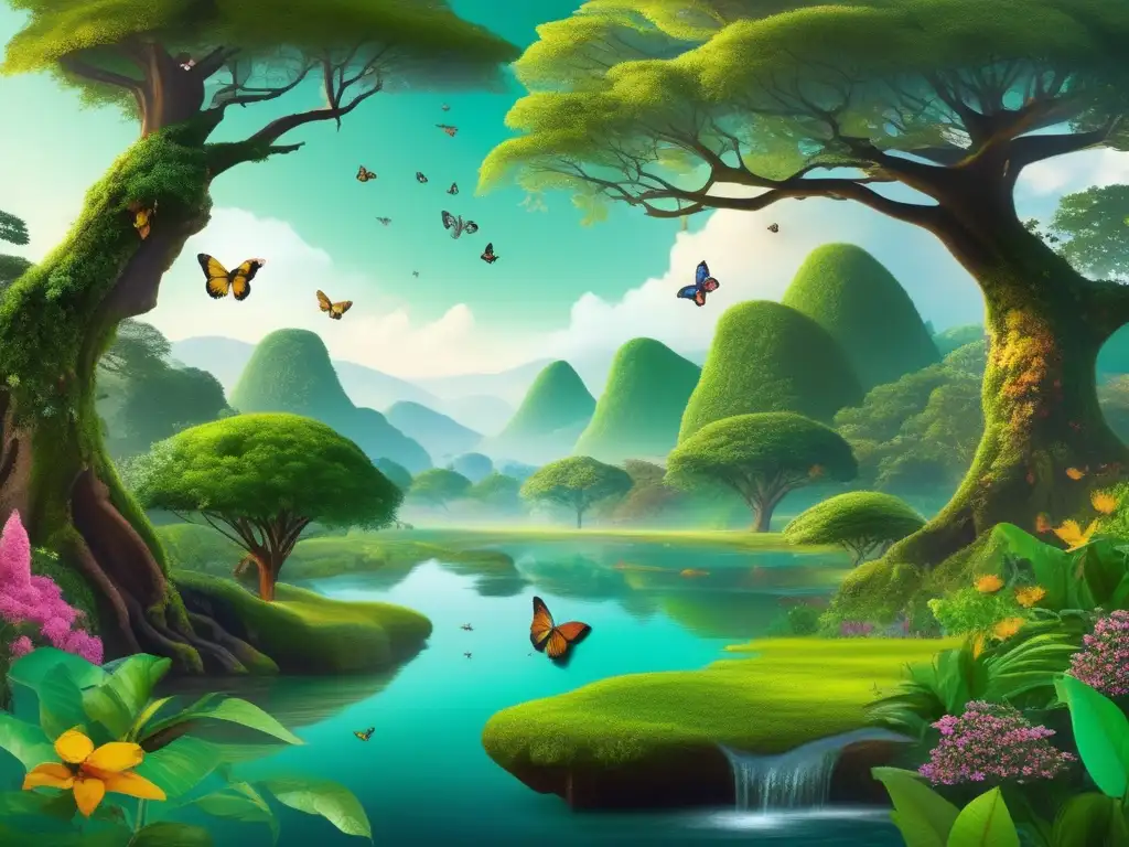 Ecosistema vibrante con simbiosis: importancia en la naturaleza