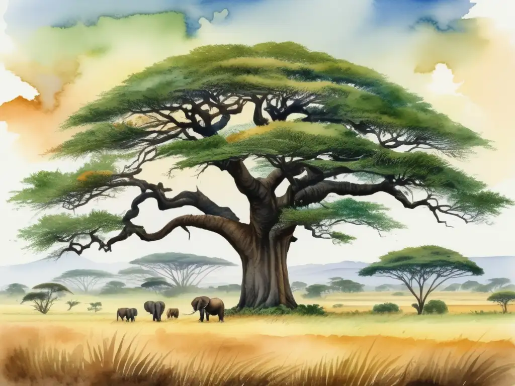 Paisaje africano con Árbol del Pan: Beneficios y usos culinarios en África