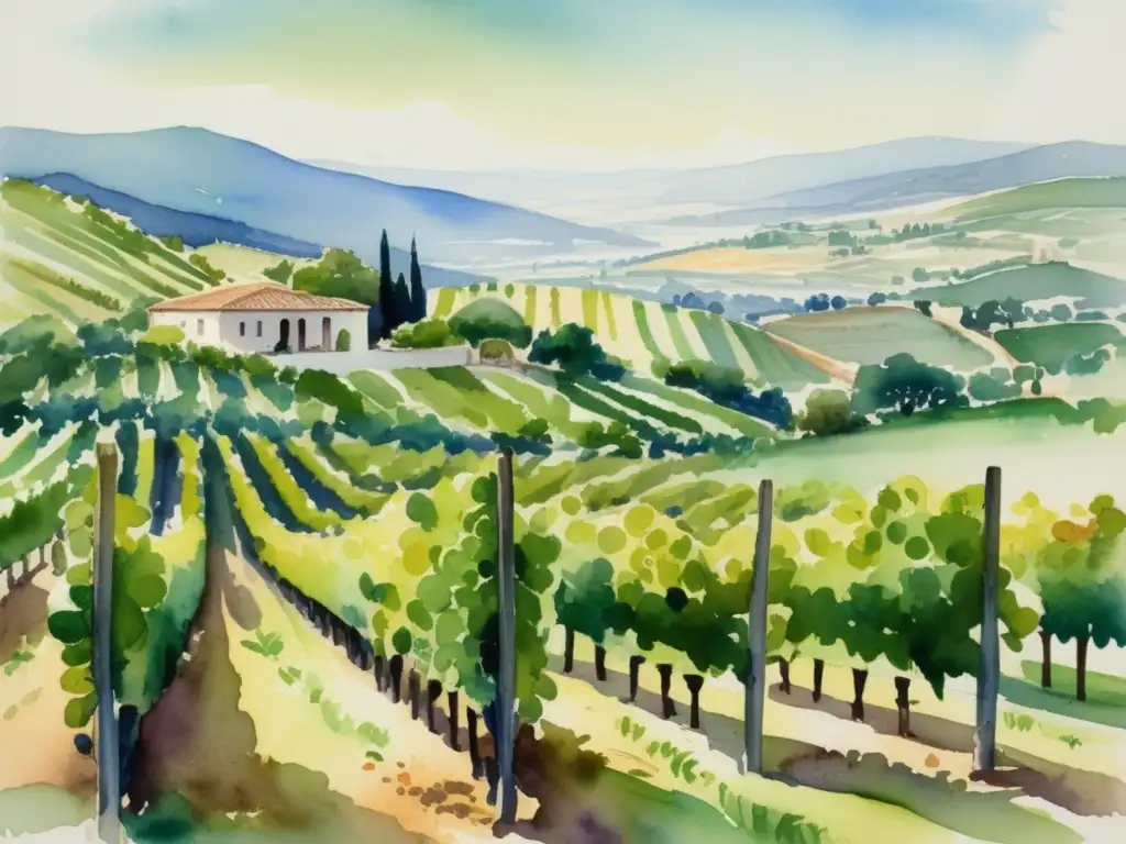 Paisaje de viñedos griegos, historia de la viticultura mundial