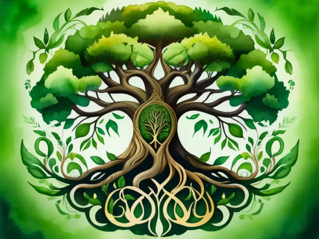 Yggdrasil, árbol mítico nórdico que conecta los nueve reinos, simbolismo y significado