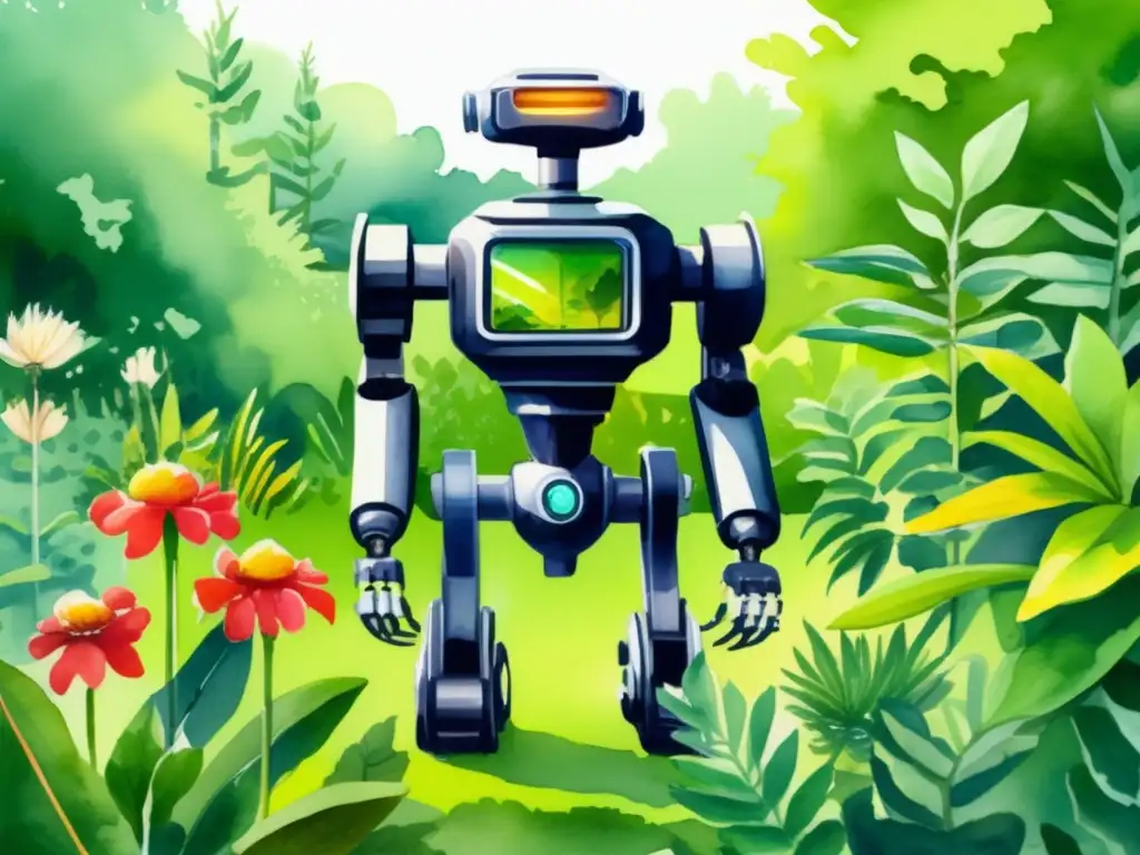 Jardín botánico: robots en investigación botánica