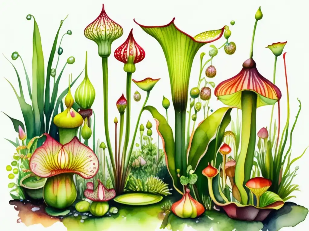 Jardín botánico de plantas carnívoras: belleza y beneficios