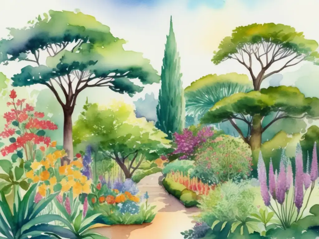 Un jardín botánico con plantas medicinales en peligro: beneficios y riesgos