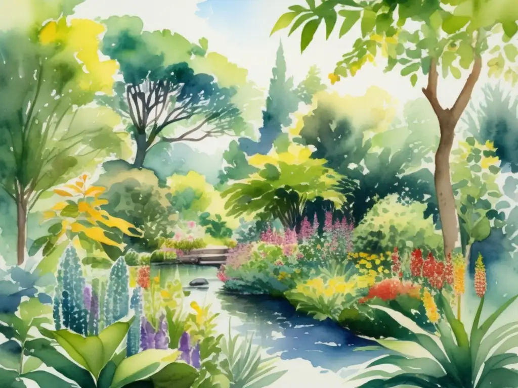 Jardín botánico: evolución de plantas medicinales