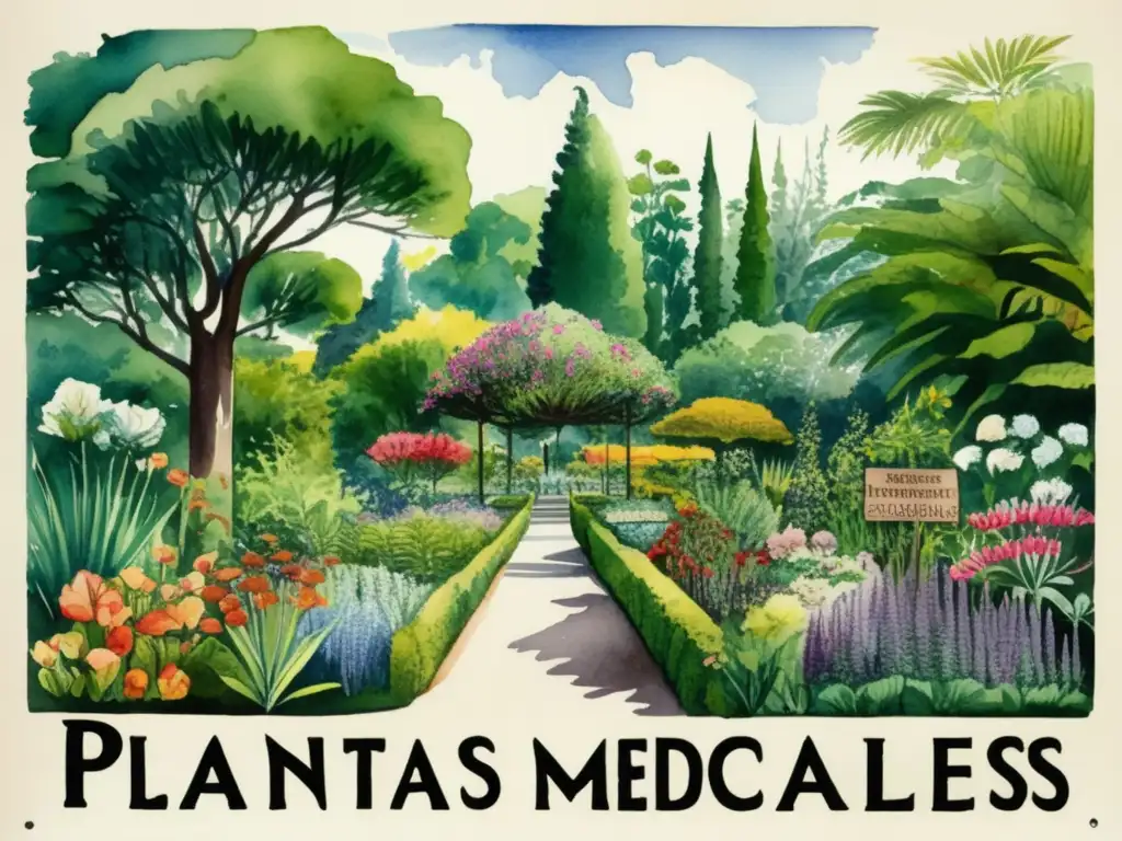 Jardín botánico: Plantas medicinales en la industria farmacéutica