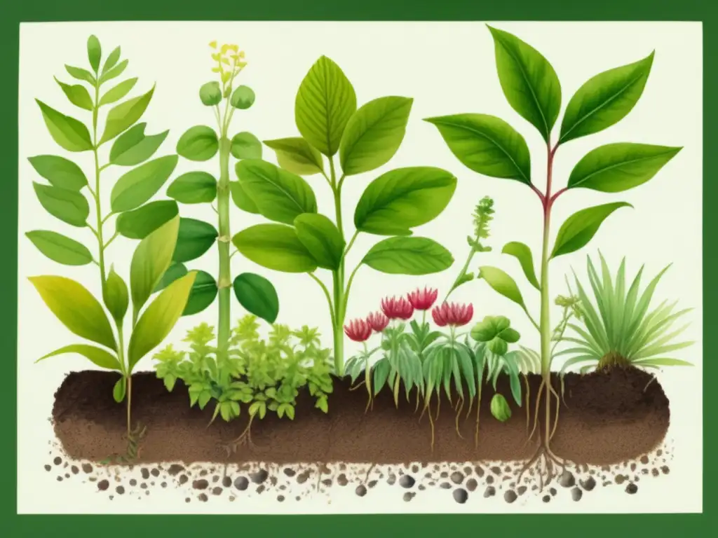 Beneficios de plantas: germinación, crecimiento vegetativo y floración