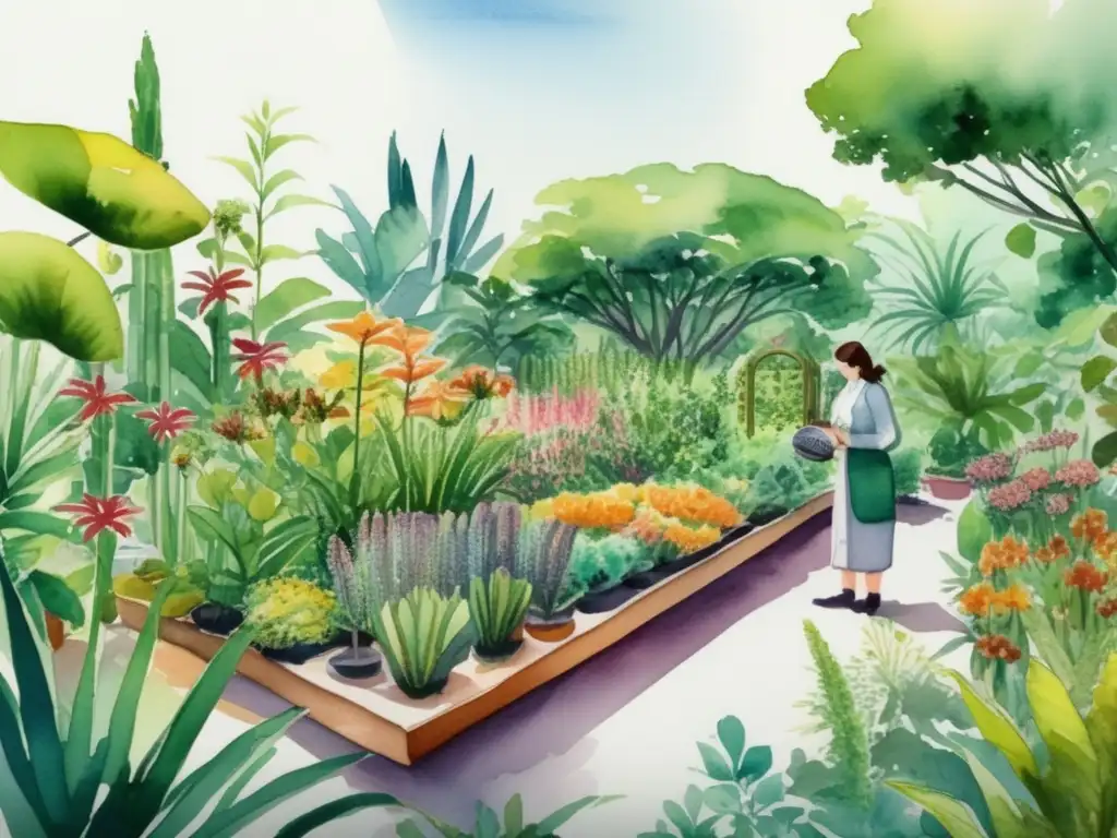 Jardín botánico genéticamente modificado, belleza, innovación y ética en la manipulación genética de plantas