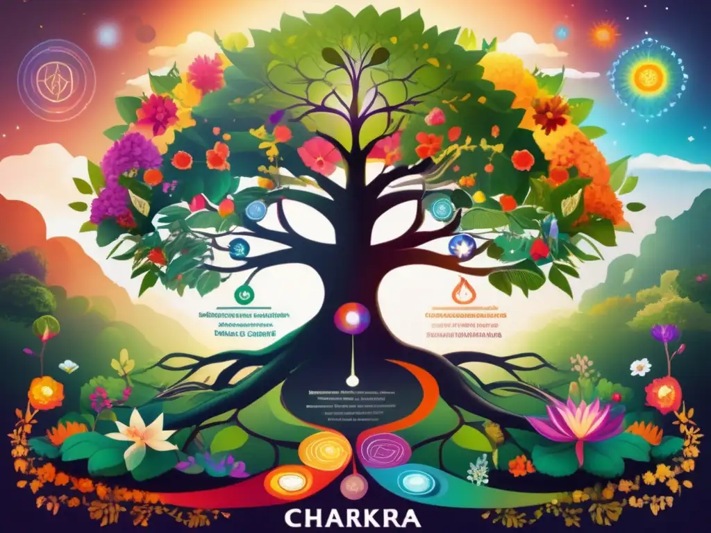 Jardín vibrante con plantas medicinales para equilibrar chakras: Beneficios medicinales de las plantas