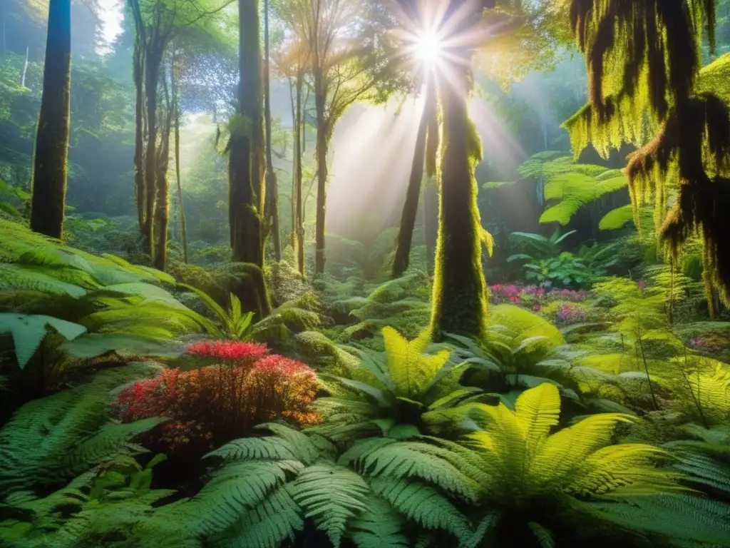 Paisaje exuberante destaca diversidad de especies botánicas