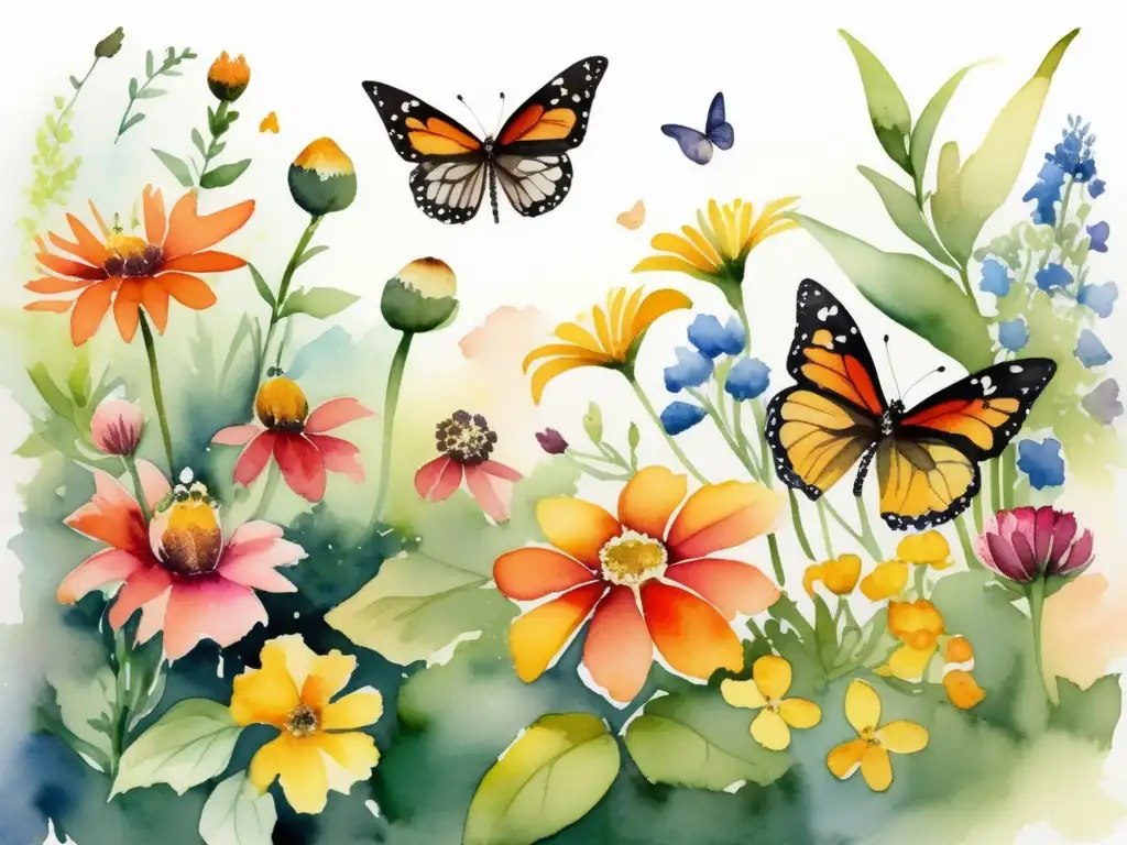 Jardín de mariposas encantador con niños Un cautivador jardín de mariposas con niños explorando la magia de la jardinería y las técnicas educativas