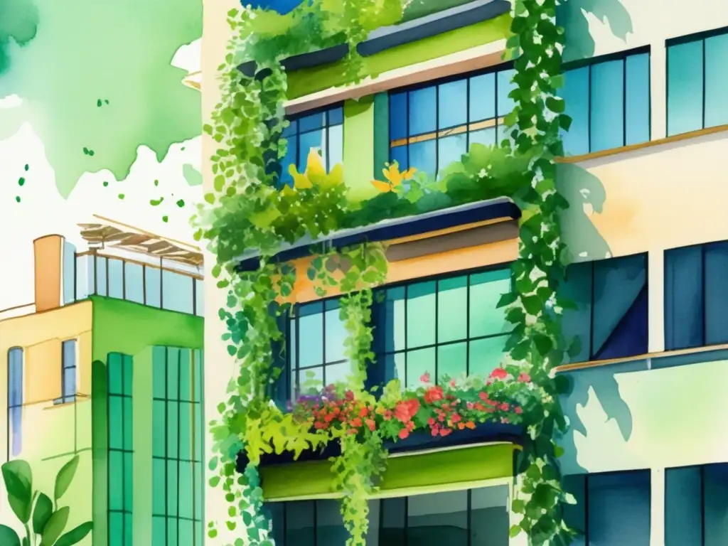 Muro verde con plantas trepadoras: usos y beneficios en construcción