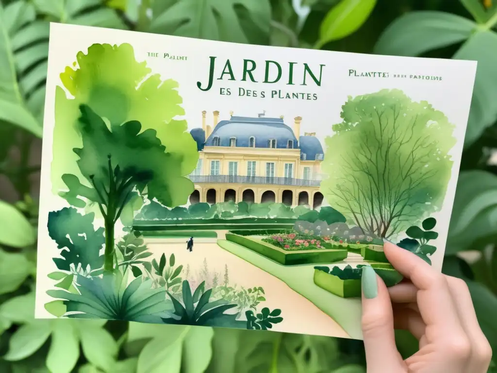 Jardín des Plantes en Paris: Plantas exóticas en jardines parisinos