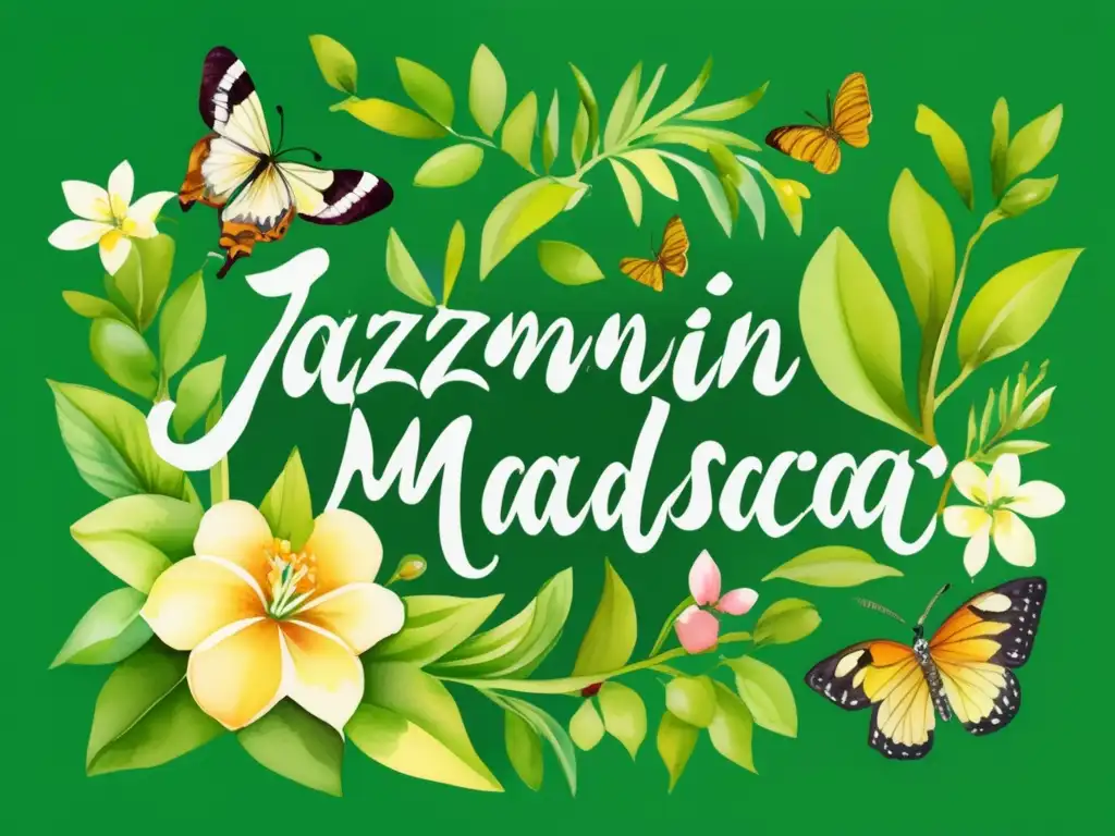 Jazmín de Madagascar: delicada flor blanca en exuberante jardín, con detalles y fragancia cautivadores