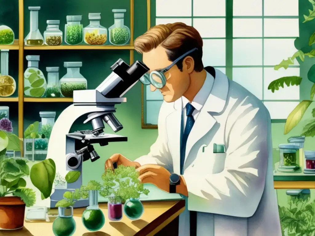 Beneficios del microscopio botánico en investigación de plantas