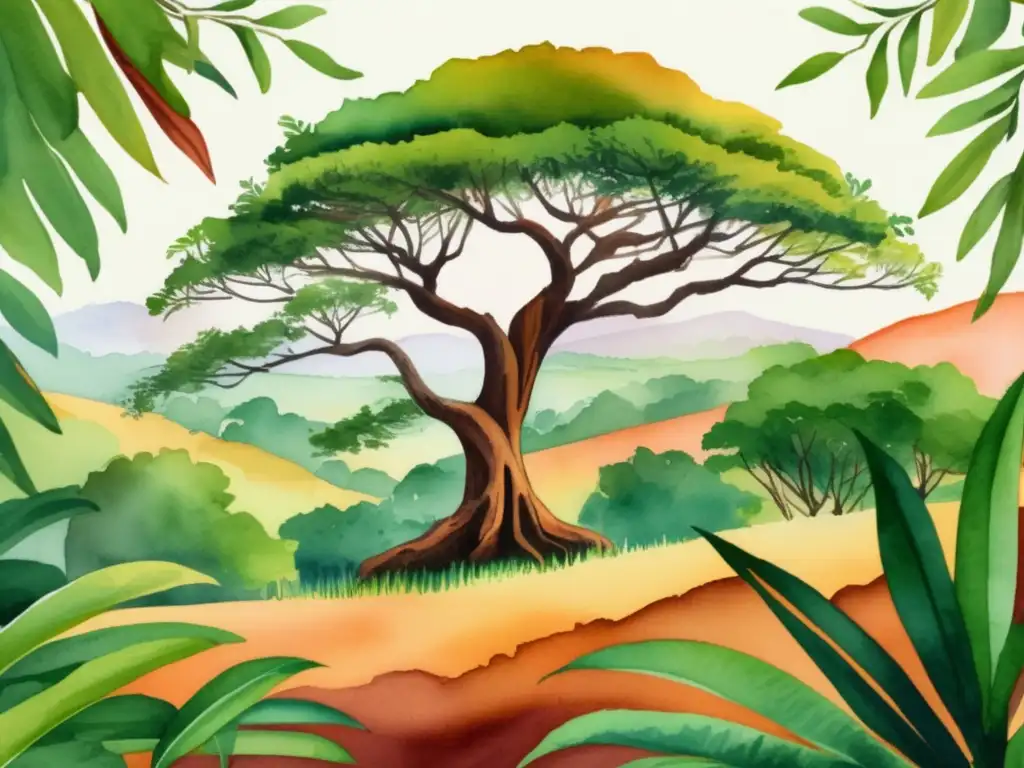 Paisaje exuberante de Sri Lanka con árbol de canela: beneficios culinarios y belleza natural