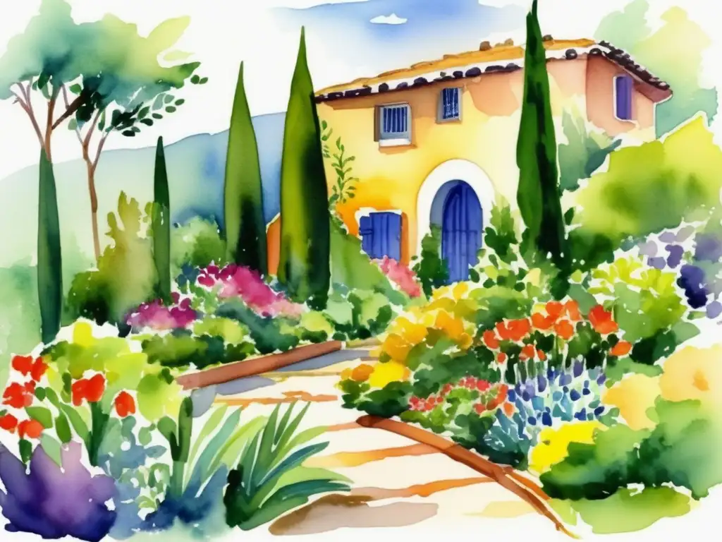 Ejemplos de paisajismo con plantas ornamentales: hermoso jardín residencial con colores vibrantes, diseño meticuloso y beneficios naturales