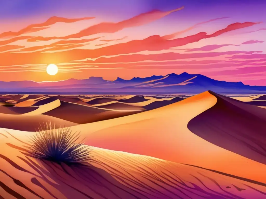 Paisaje del Sahara: Flora adaptada al desierto