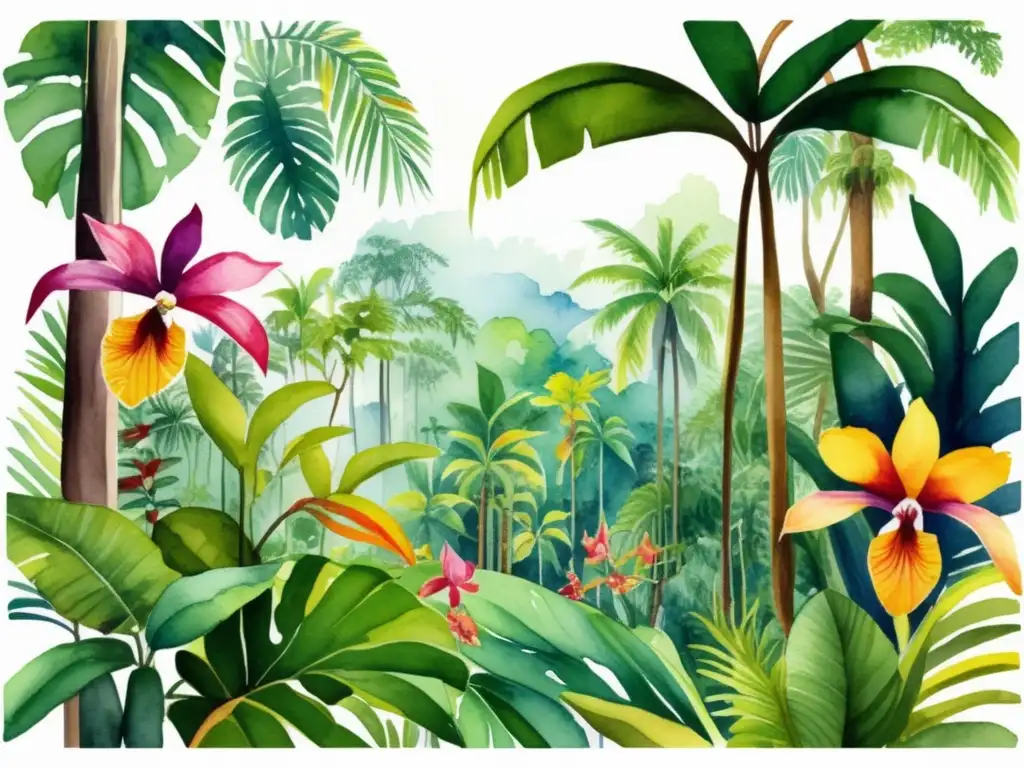 Morfología plantas tropicales: diversidad y belleza