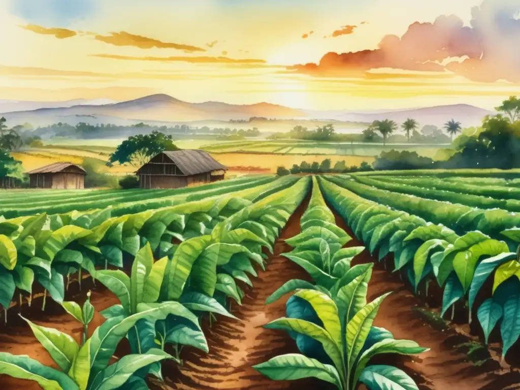 Plantación de tabaco en América Latina: historia y tradiciones (110 caracteres)